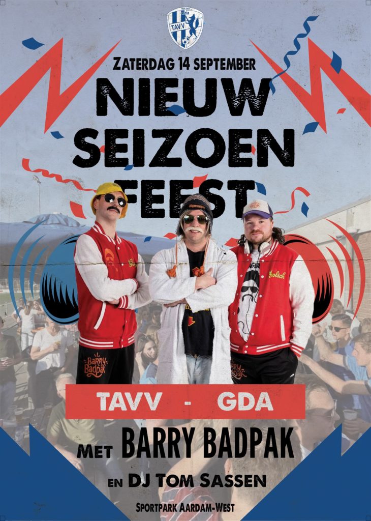 Zaterdag 14 september Feest bij TAVV