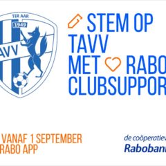 TAVV doet mee aan Rabo ClubSupport 2025