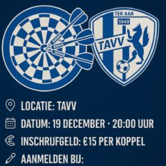 Vrijdag 19 dec: TAFFIE’S Darttoernooi!