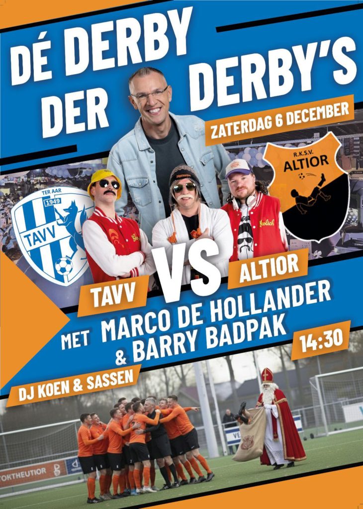 Zaterdag 6 december – de Derby der Derby’s