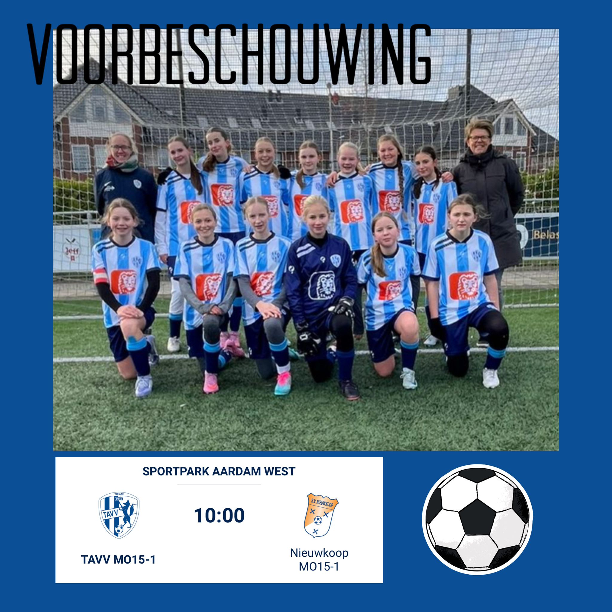 Voorbeschouwing TAVV MO15 – Nieuwkoop MO15