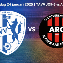 Zaterdag 24 januari 2025 | TAVV JO9-3 vs ARC JO9-8