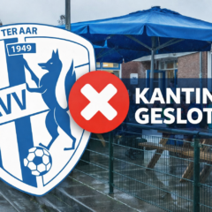 Zaterdag 10 jan – Kantine gesloten