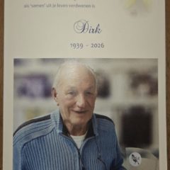 Dirk van Vliet overleden