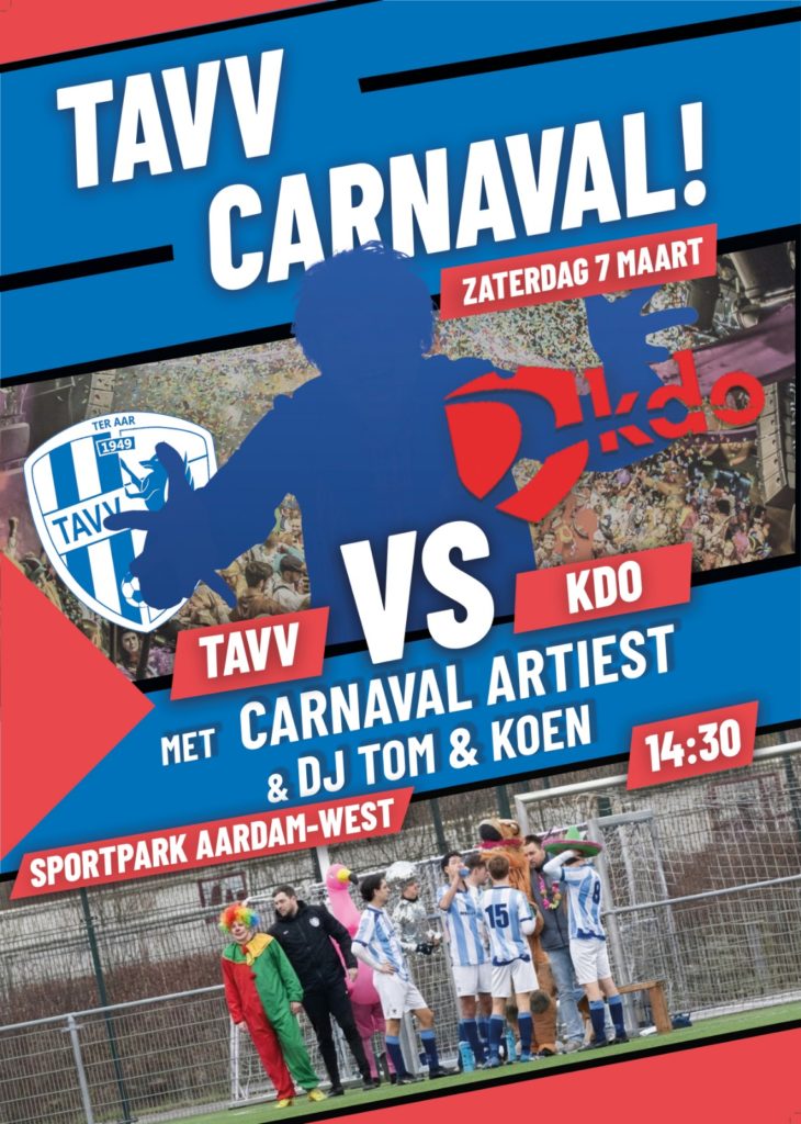 TAVV CARNAVAL – zaterdag 7 maart