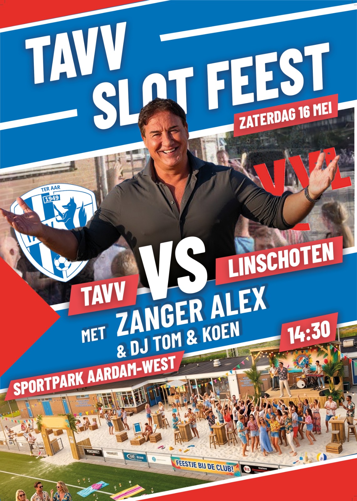 TAVV Slotfeest 2026 – 16 Mei