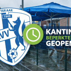 Kantine beperkt geopend – 2 Mei