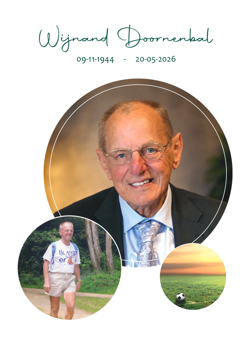 Rouwkaart – Wijnand Doornenbal