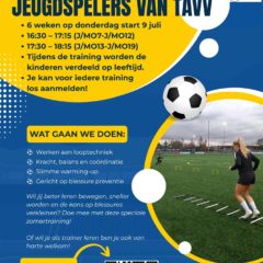 Zomertraining bij TAVV!