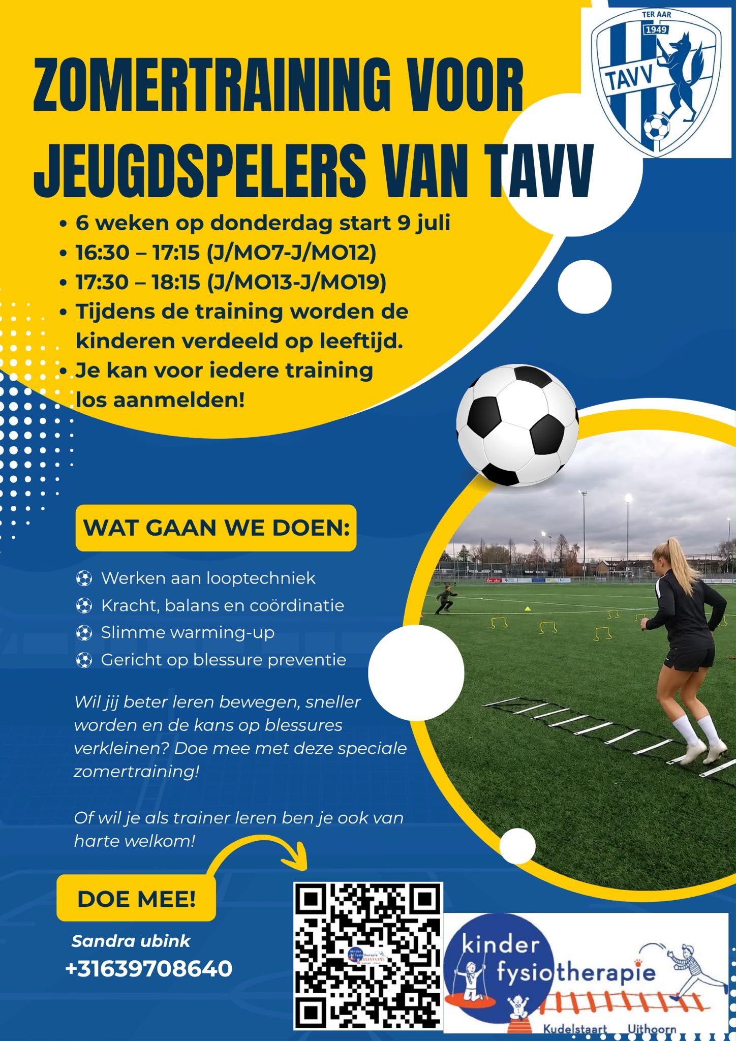 Zomertraining bij TAVV!