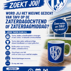 TAVV ZOEKT JOU!